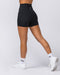 Muscle Nation Shorts Zero Rise Everyday Midway Shorts - Black (Matte White)