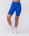 Muscle Nation Shorts Zero Rise Everyday Referee Length Shorts - Bondi Blue