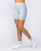 Muscle Nation Shorts Zero Rise Rib Bike Shorts - Grey Marl