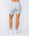 Muscle Nation Shorts Zero Rise Rib Bike Shorts - Grey Marl