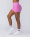 Muscle Nation Shorts Zero Rise Rib Booty Shorts - Fondant Pink