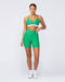 Muscle Nation Shorts Zero Rise Signature Bike Shorts - Clover Stripe