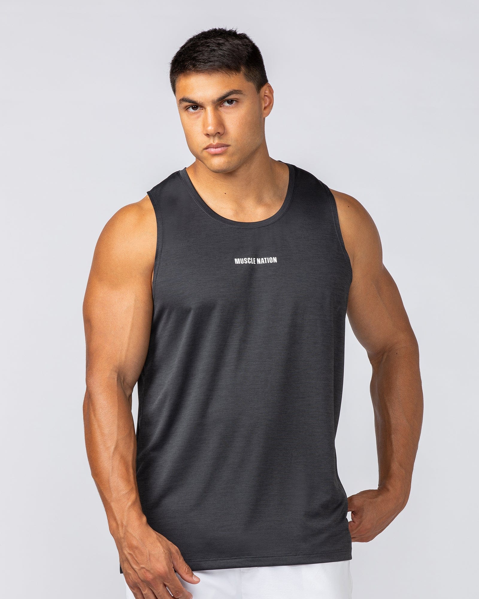 Muscle Nation Singlets & Tanks Aero Active Tank - Black