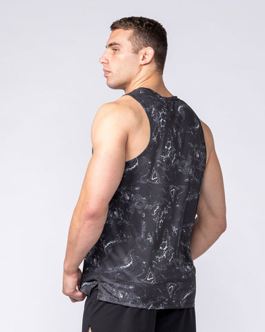 Muscle Nation Singlets & Tanks Aero Active Tank - Black Terrain