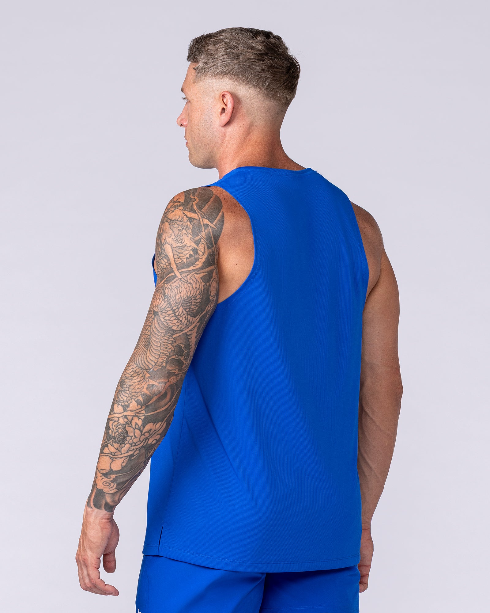 Muscle Nation Singlets & Tanks Aero Active Tank - Bondi Blue