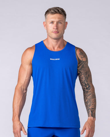 Muscle Nation Singlets & Tanks Aero Active Tank - Bondi Blue