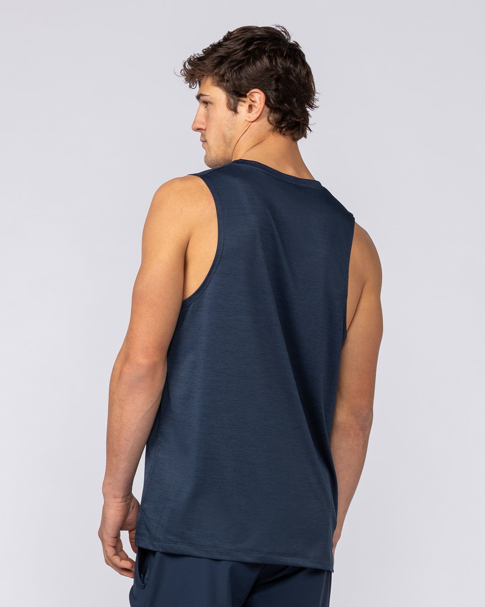 Muscle Nation Singlets & Tanks Aero Active Tank - Navy