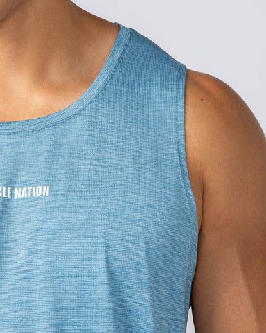 Muscle Nation Singlets & Tanks Aero Active Tank - Pale Thunder