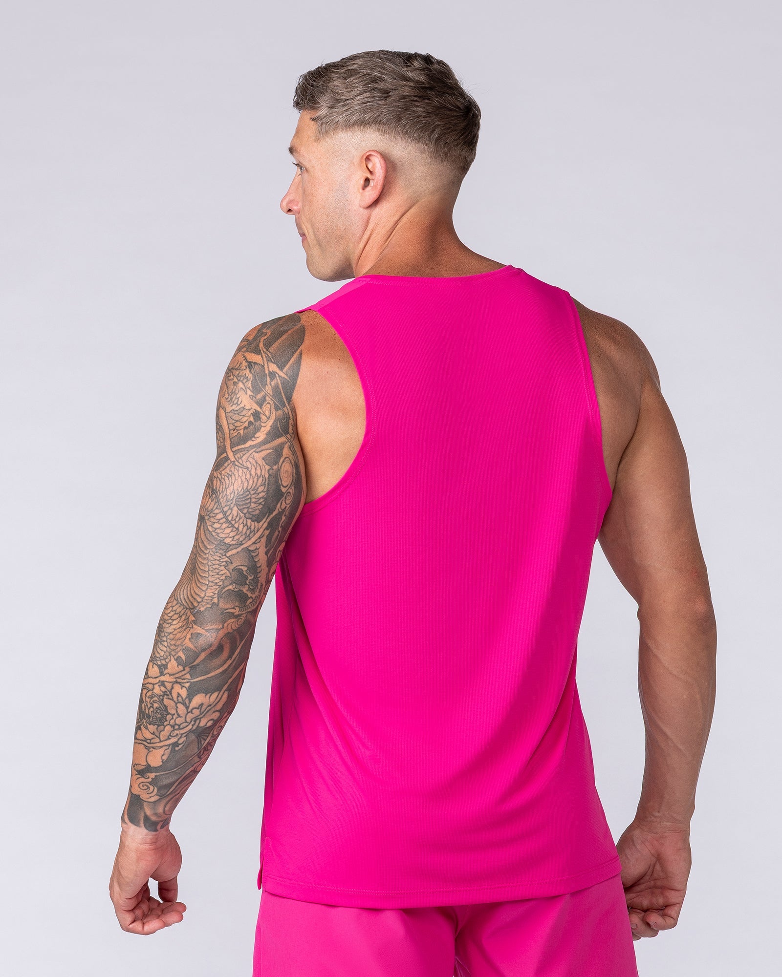 Muscle Nation Singlets & Tanks Aero Active Tank - Raspberry