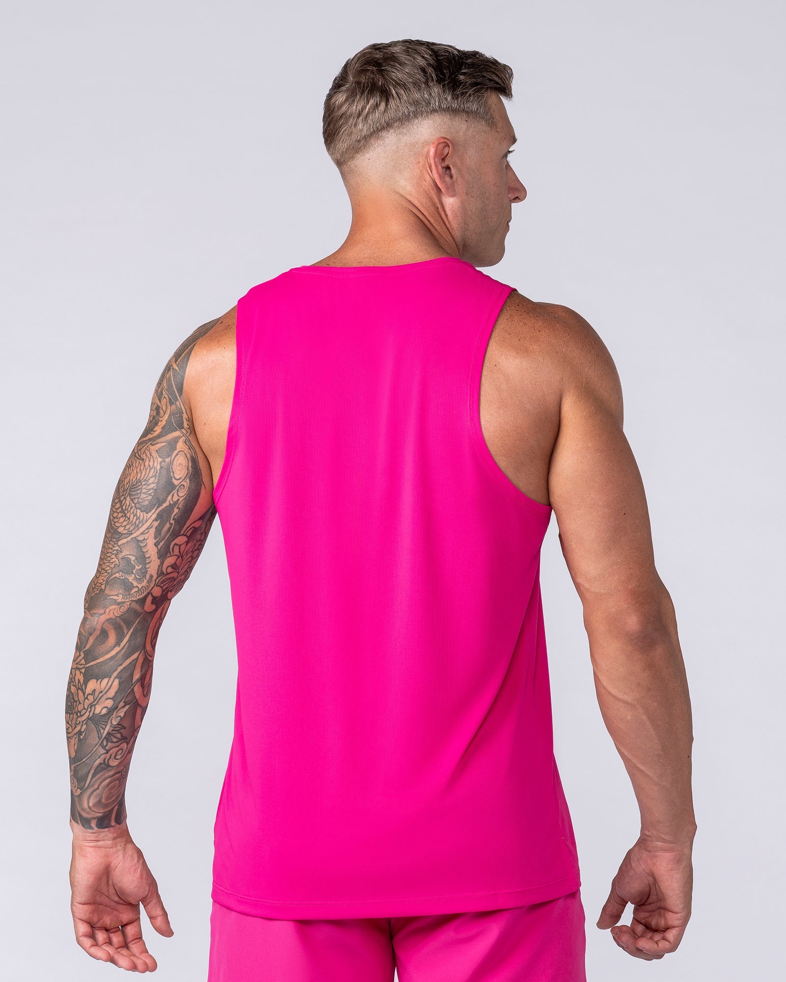 Muscle Nation Singlets & Tanks Aero Active Tank - Raspberry