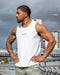 Muscle Nation Singlets & Tanks Aero Active Tank - White