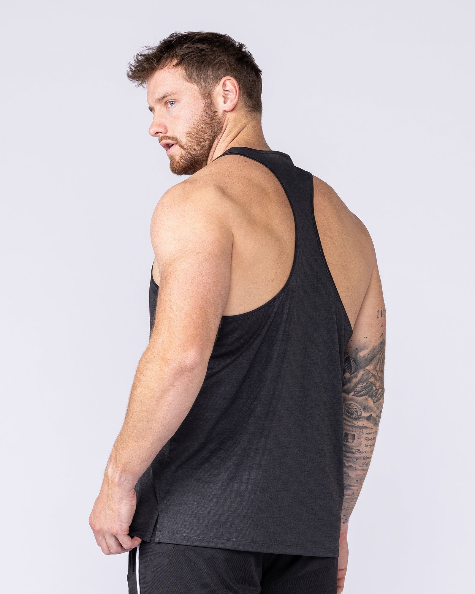 Muscle Nation Singlets & Tanks Aero Y Back Singlet - Black