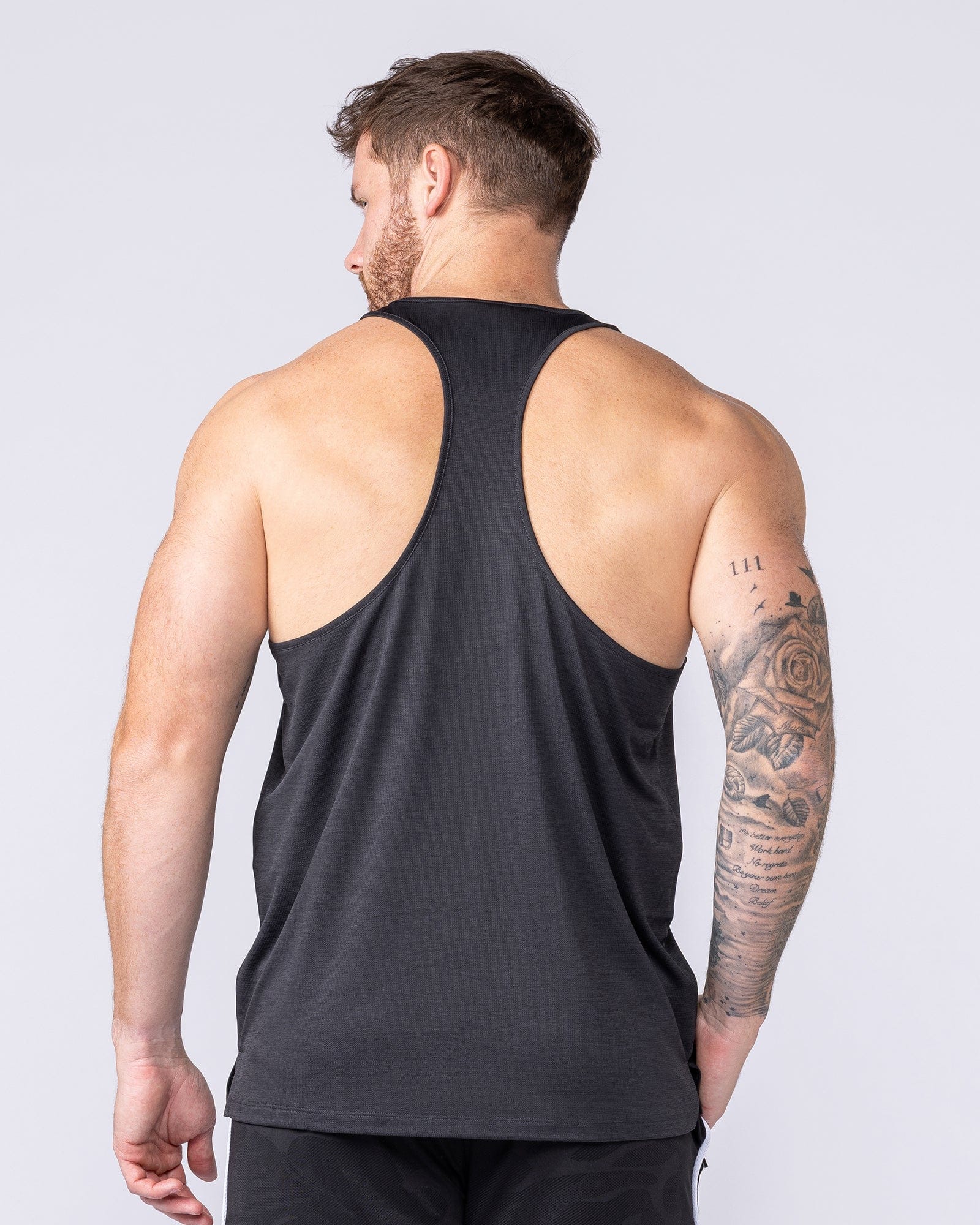 Muscle Nation Singlets & Tanks Aero Y Back Singlet - Black