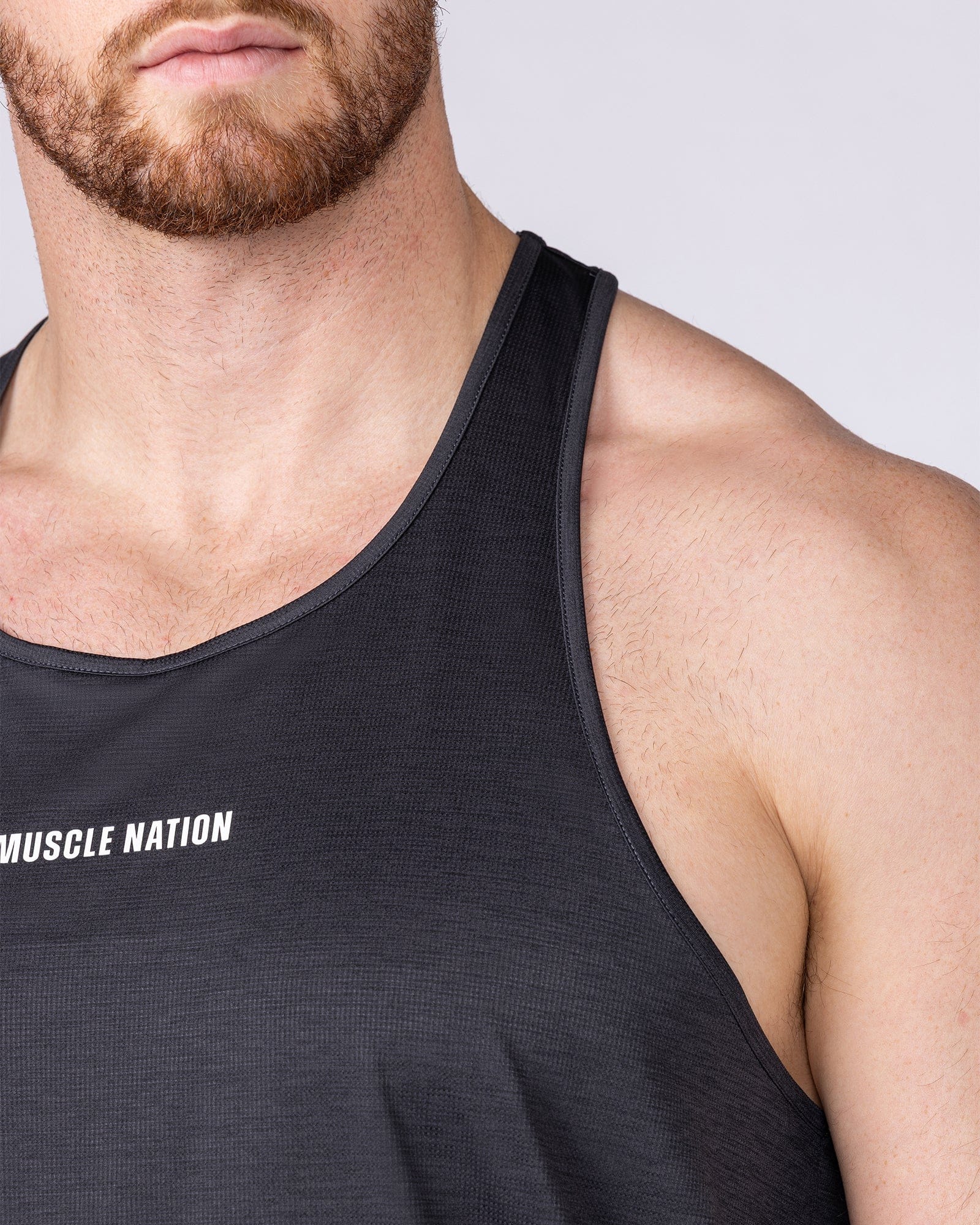 Muscle Nation Singlets & Tanks Aero Y Back Singlet - Black