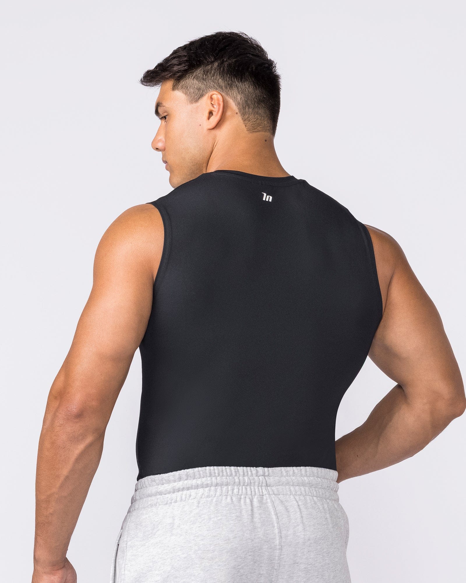 Muscle Nation Singlets & Tanks Apex Sleeveless Tee - Black