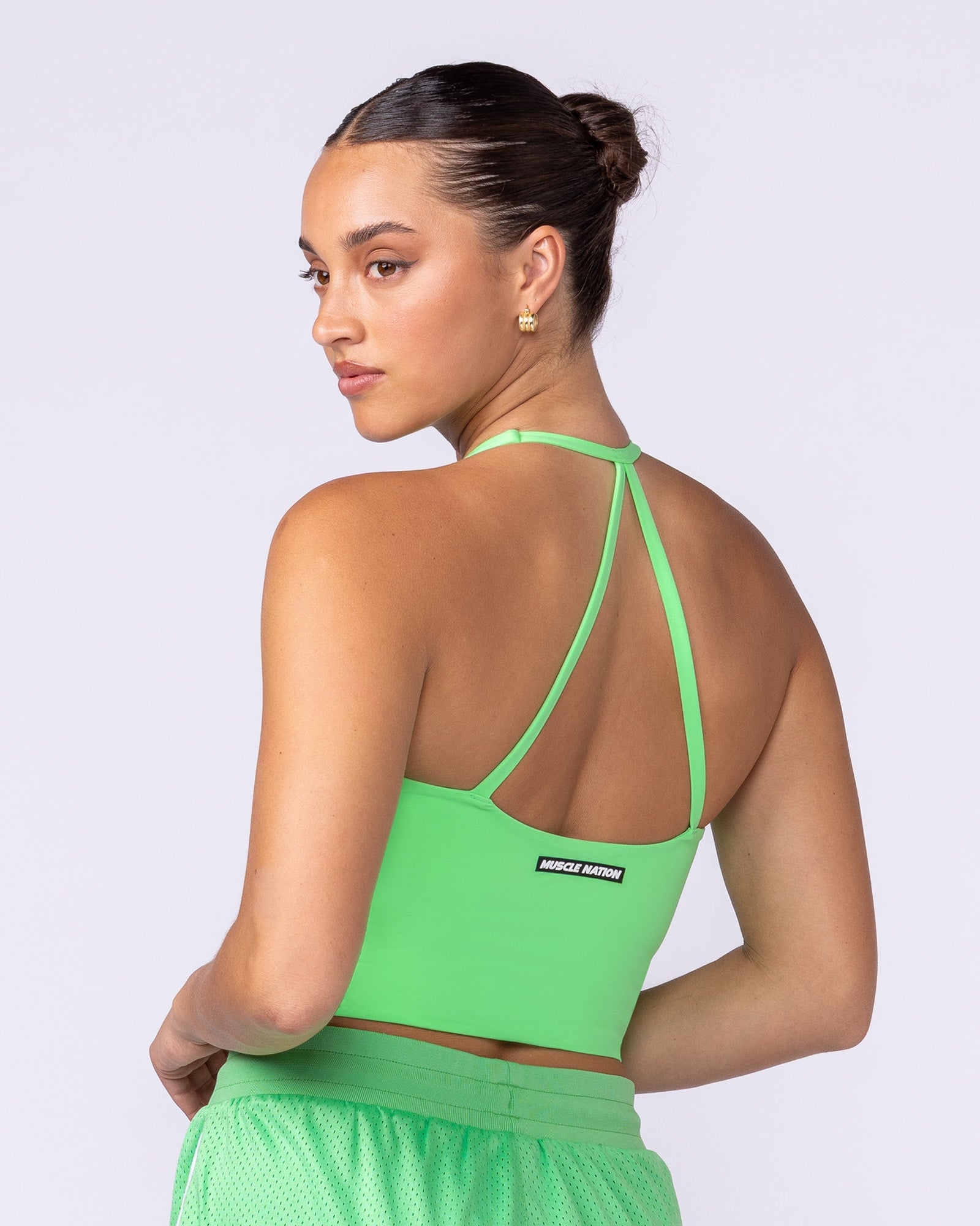 Muscle Nation Singlets & Tanks Captivate Bra Tank - Key Lime
