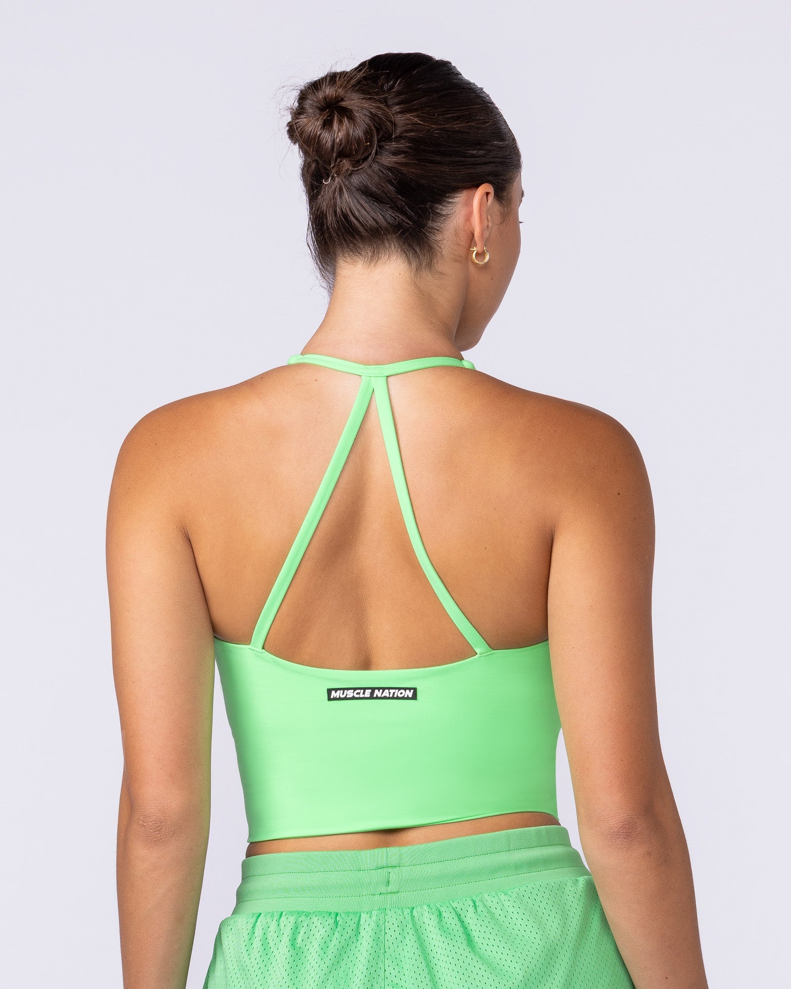 Muscle Nation Singlets & Tanks Captivate Bra Tank - Key Lime