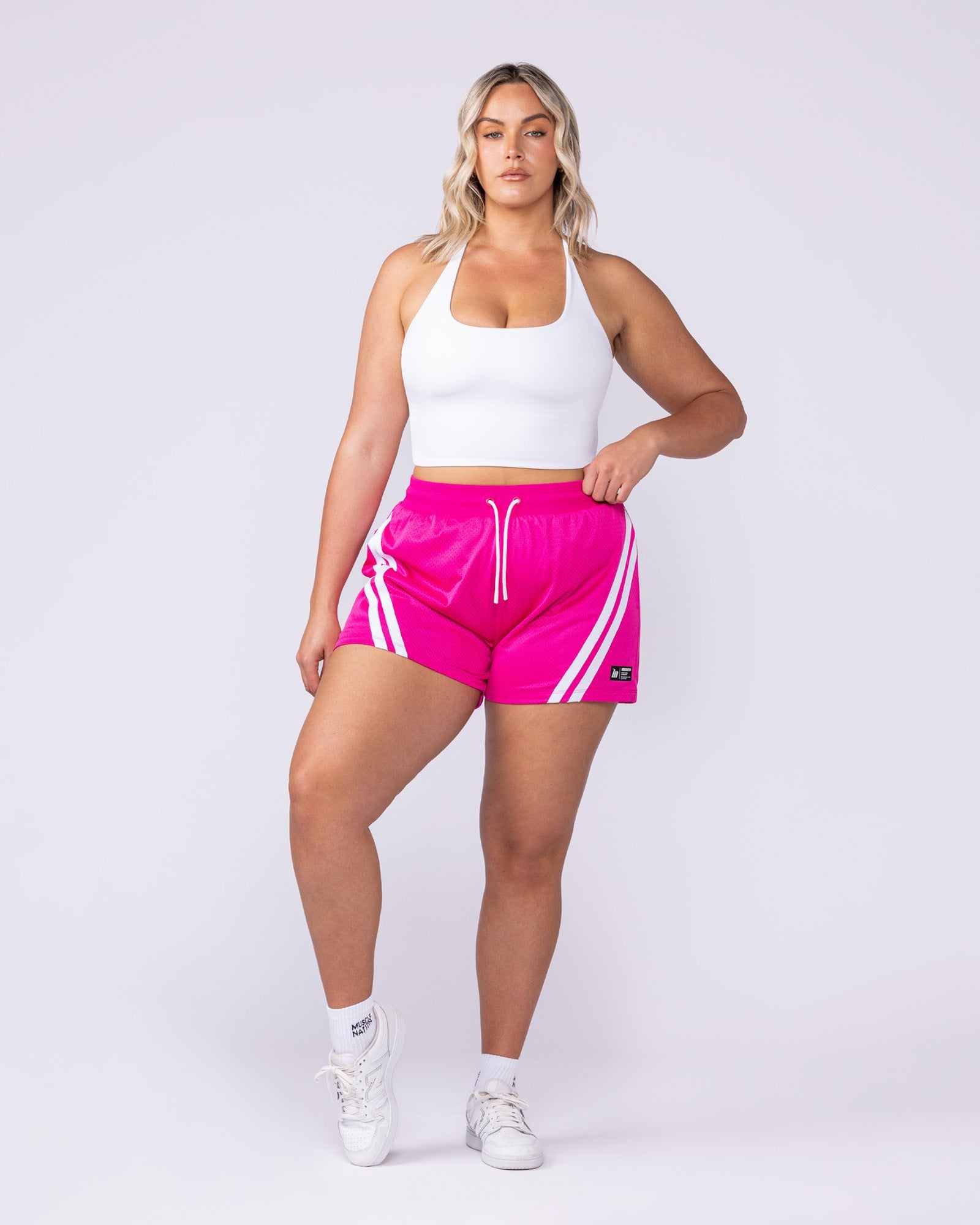 Muscle Nation Singlets & Tanks Captivate Bra Tank - White