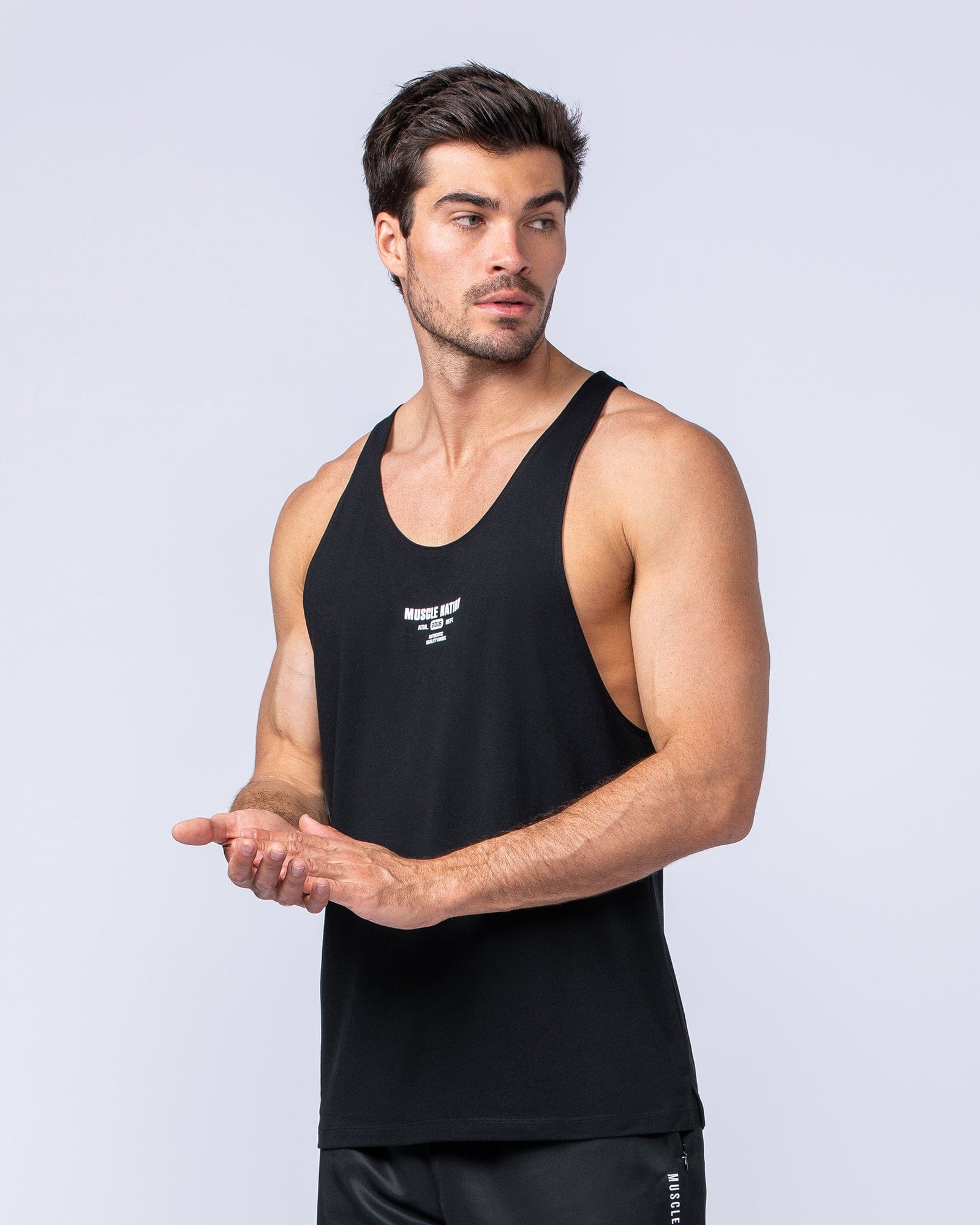 Muscle Nation Singlets & Tanks Core Training Tank - Black