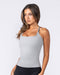 Muscle Nation Singlets & Tanks Crush Tank - Light Grey Marl