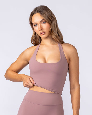 Muscle Nation Singlets & Tanks Define Bra Tank - Mocha Berry