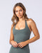 Muscle Nation Singlets & Tanks Define Bra Tank - Pine