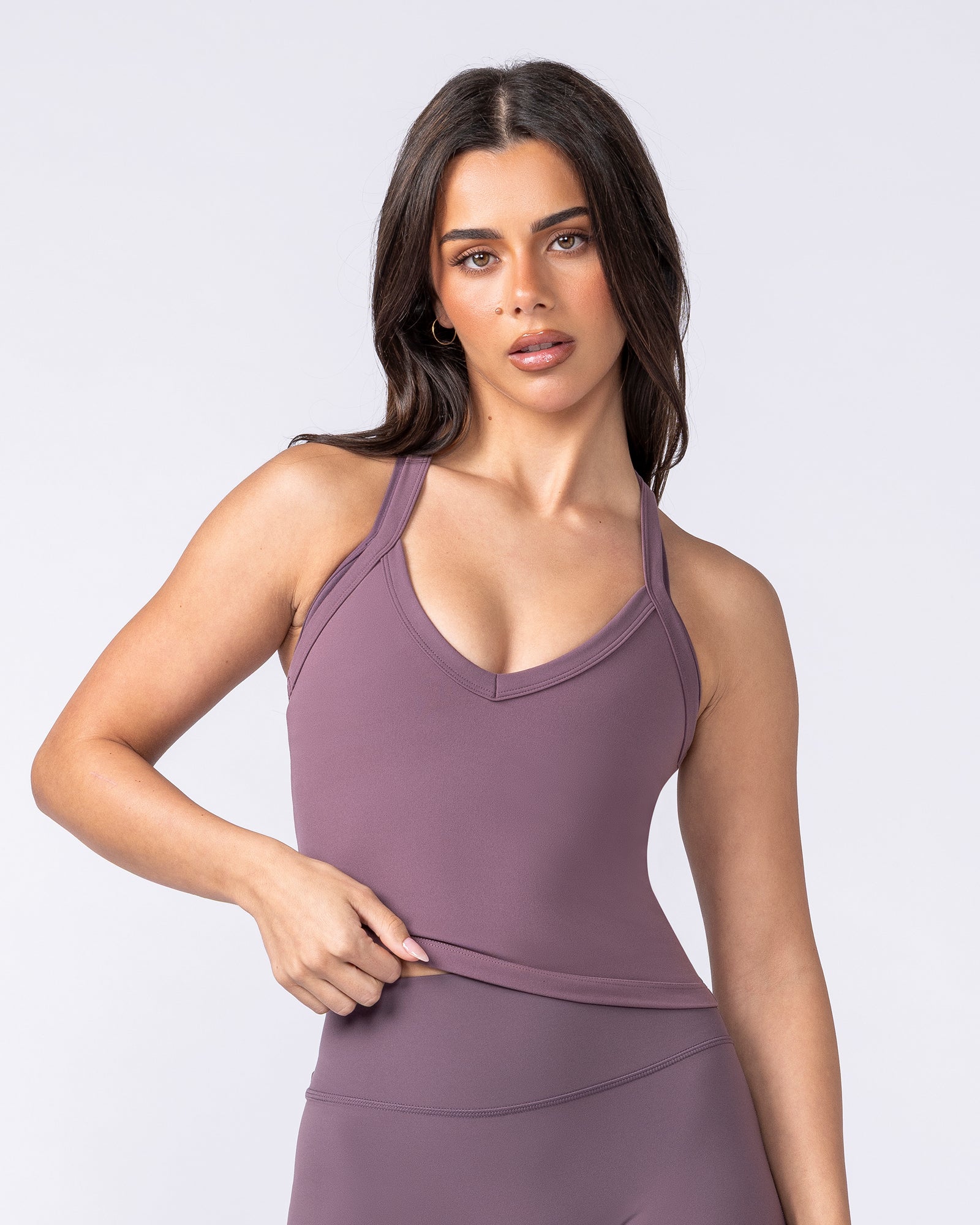 Muscle Nation Singlets & Tanks Effortless Tank - Dark Thistle