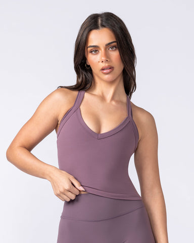 Muscle Nation Singlets & Tanks Effortless Tank - Dark Thistle