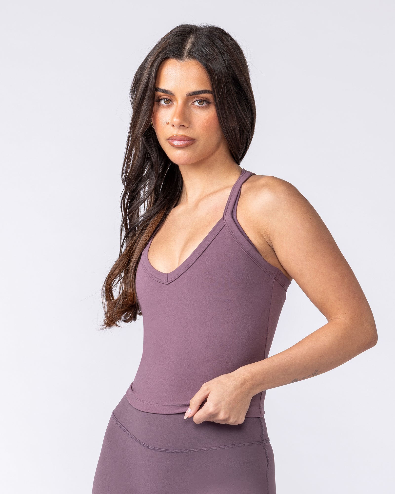 Muscle Nation Singlets & Tanks Effortless Tank - Dark Thistle