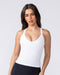 Muscle Nation Singlets & Tanks Effortless Tank - White
