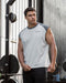 Muscle Nation Singlets & Tanks Essential Raglan Boxy Muscle Tank - Grey Marl / Tornado