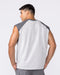 Muscle Nation Singlets & Tanks Essential Raglan Boxy Muscle Tank - Grey Marl / Tornado