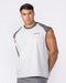 Muscle Nation Singlets & Tanks Essential Raglan Boxy Muscle Tank - Grey Marl / Tornado
