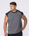 Muscle Nation Singlets & Tanks Essential Raglan Boxy Muscle Tank - Tornado / Black