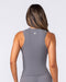 Muscle Nation Singlets & Tanks Form Deep V Tank - Shadow Grey