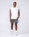 Muscle Nation Singlets & Tanks Gothic Boxy Muscle Tank - White
