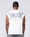 Muscle Nation Singlets & Tanks Gothic Boxy Muscle Tank - White