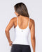 Muscle Nation Singlets & Tanks Hazed Bra Tank - White