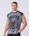 Muscle Nation Singlets & Tanks Iron Skull Raglan Boxy Muscle Tank - Washed Tornado