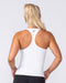 Muscle Nation Singlets & Tanks Practice Long Tank - White