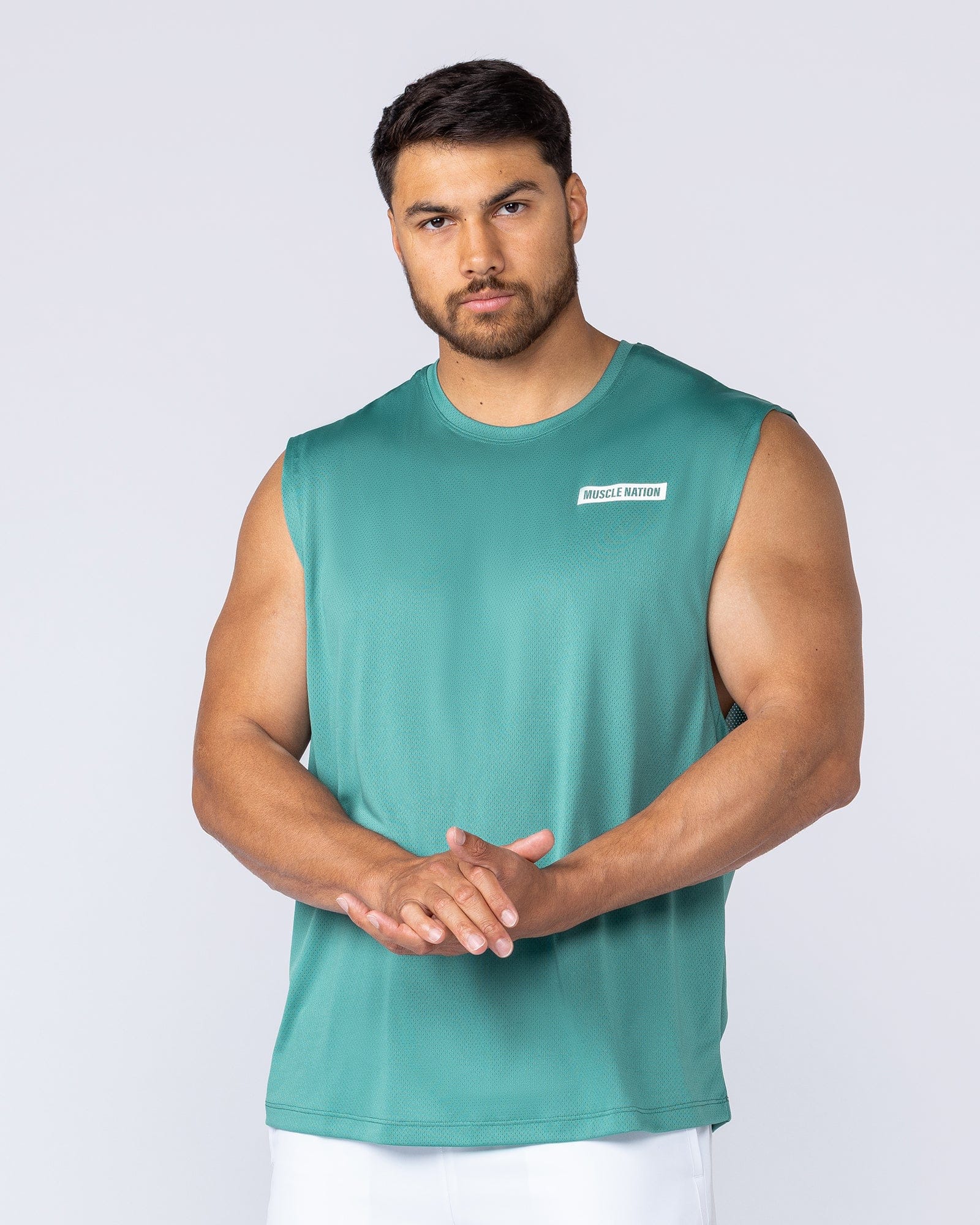 Muscle Nation Singlets & Tanks Relaxed Active Tank - Alpine