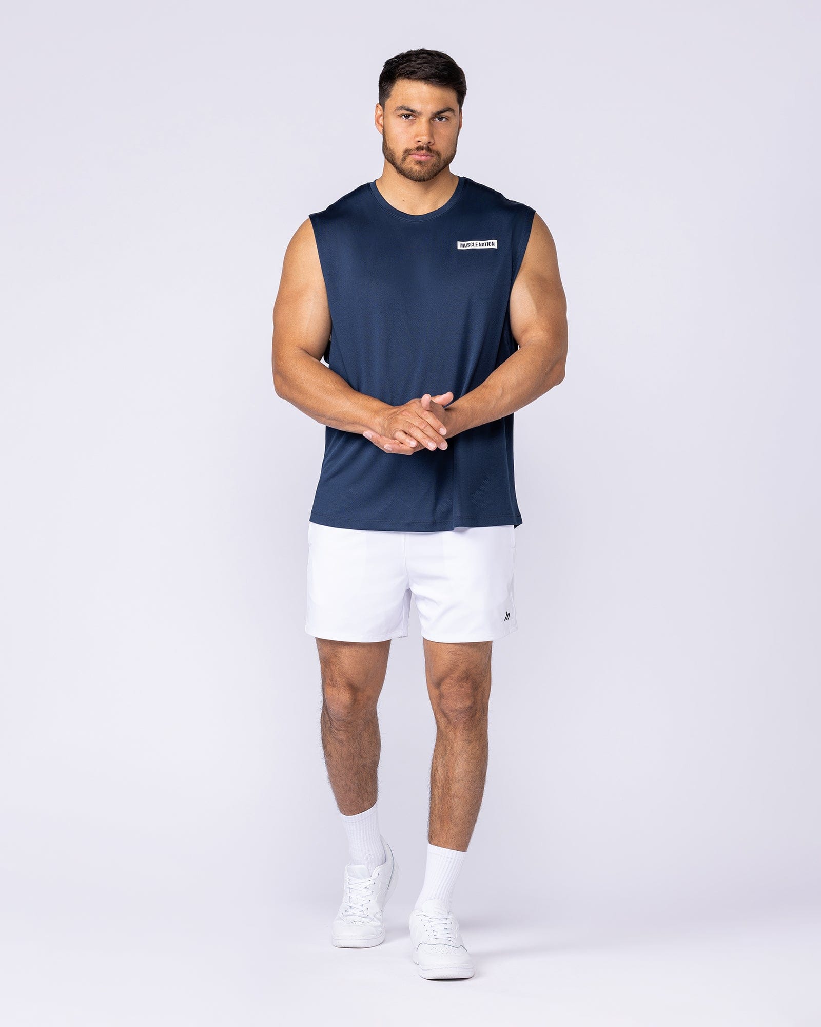 Muscle Nation Singlets & Tanks Relaxed Active Tank - Navy