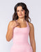 Muscle Nation Singlets & Tanks Sculpt Seamless Halter Bra Tank - Sweetpea