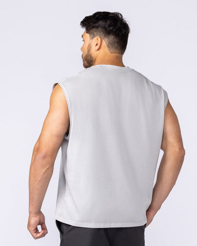 Muscle Nation Singlets & Tanks Spartan Vintage Boxy Muscle Tank - Washed Quiet Grey
