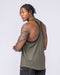 Muscle Nation Singlets & Tanks Striker Y Back Singlet - Dark Khaki Marl