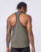Muscle Nation Singlets & Tanks Striker Y Back Singlet - Dark Khaki Marl