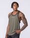 Muscle Nation Singlets & Tanks Striker Y Back Singlet - Dark Khaki Marl
