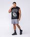 Muscle Nation Singlets & Tanks Unchained Boxy Muscle Tank - Black