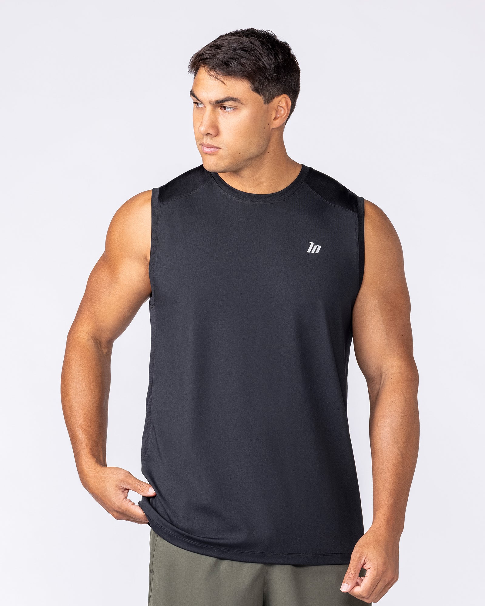 Muscle Nation Singlets & Tanks Ventilation Tank - Black