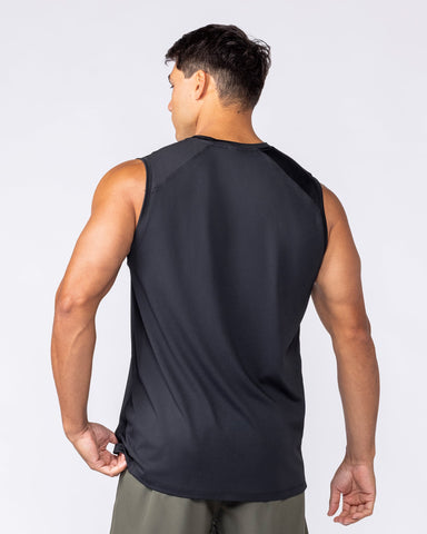 Muscle Nation Singlets & Tanks Ventilation Tank - Black